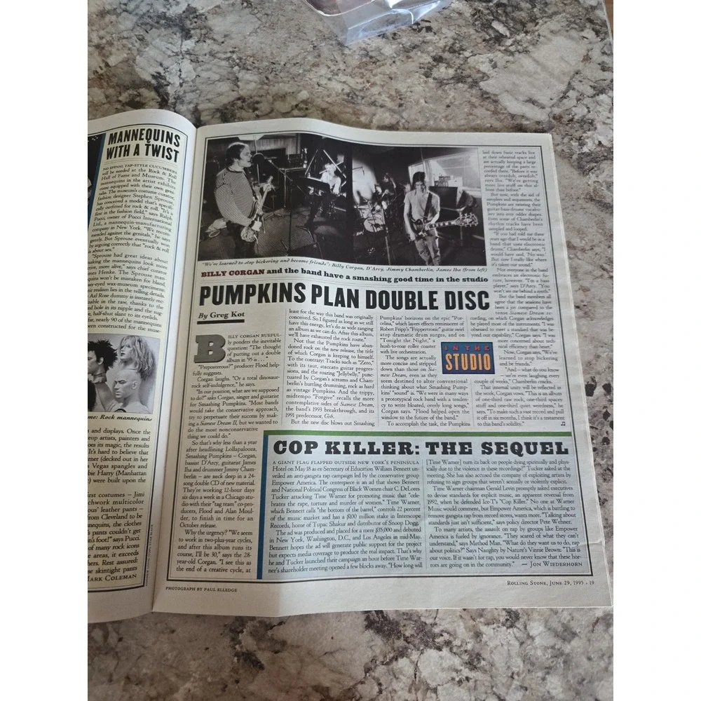 Rolling‎ Stone Magazine #711 June 29, 1995 SOUL ASYLUM Very Good